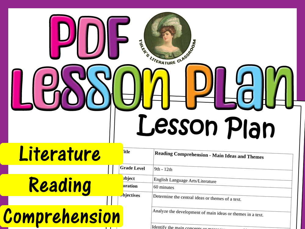 Reading Comprehension & Research Skills : Editable Lesson Plan for High School