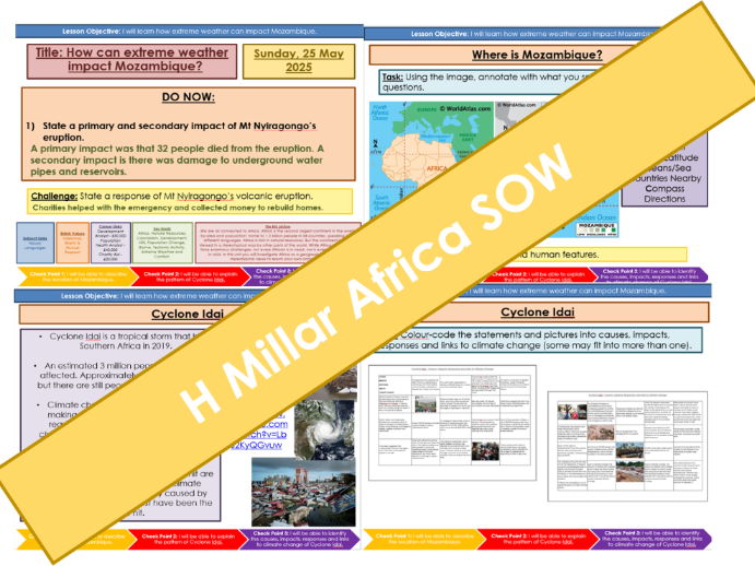 How can extreme weather impact Mozambique? (L9)