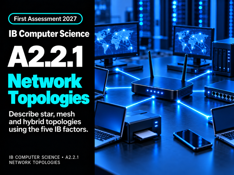 IB Computer Science A2.2.1: Network Topologies