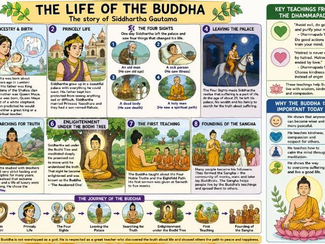 Y7: KS3 CATHOLIC RED: Encounter (World Faith: Dharmic) - L3: The Life of the Buddha