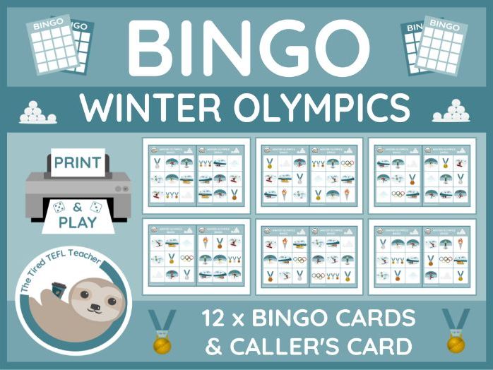 ESL Winter Olympics Bingo