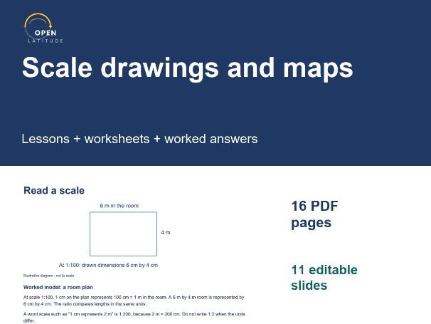 Scale Drawings and Maps | KS3 Ratios, Units and Plans