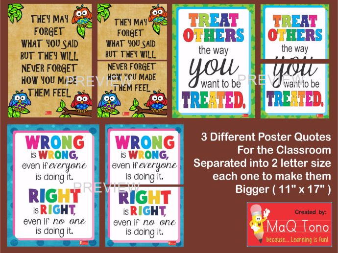 Classroom Decoration Quotes Posters | Teaching Resources