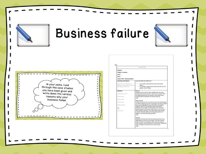 thesis on business failure