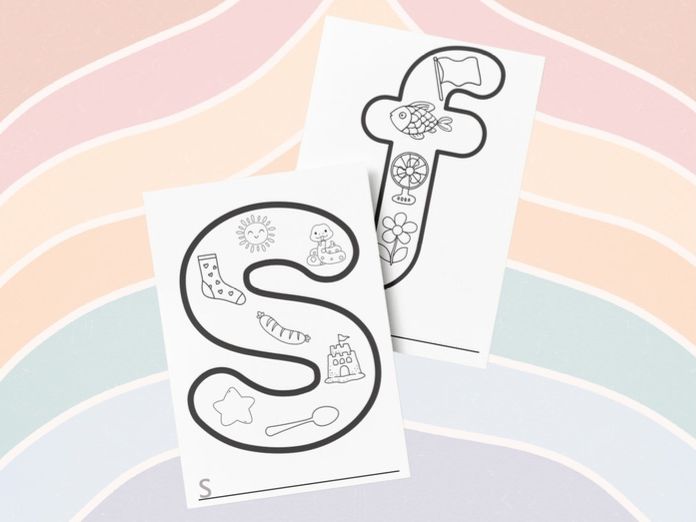 Phonics - Initial Sound Colouring Letters