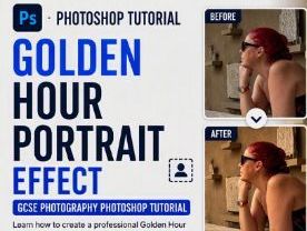Golden Hour Portrait Photoshop Tutorial