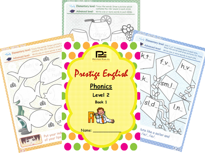 Phonics Book – Level 2 Book 1 ( Jolly Phonics / Letterland ) (Consonant Blends)
