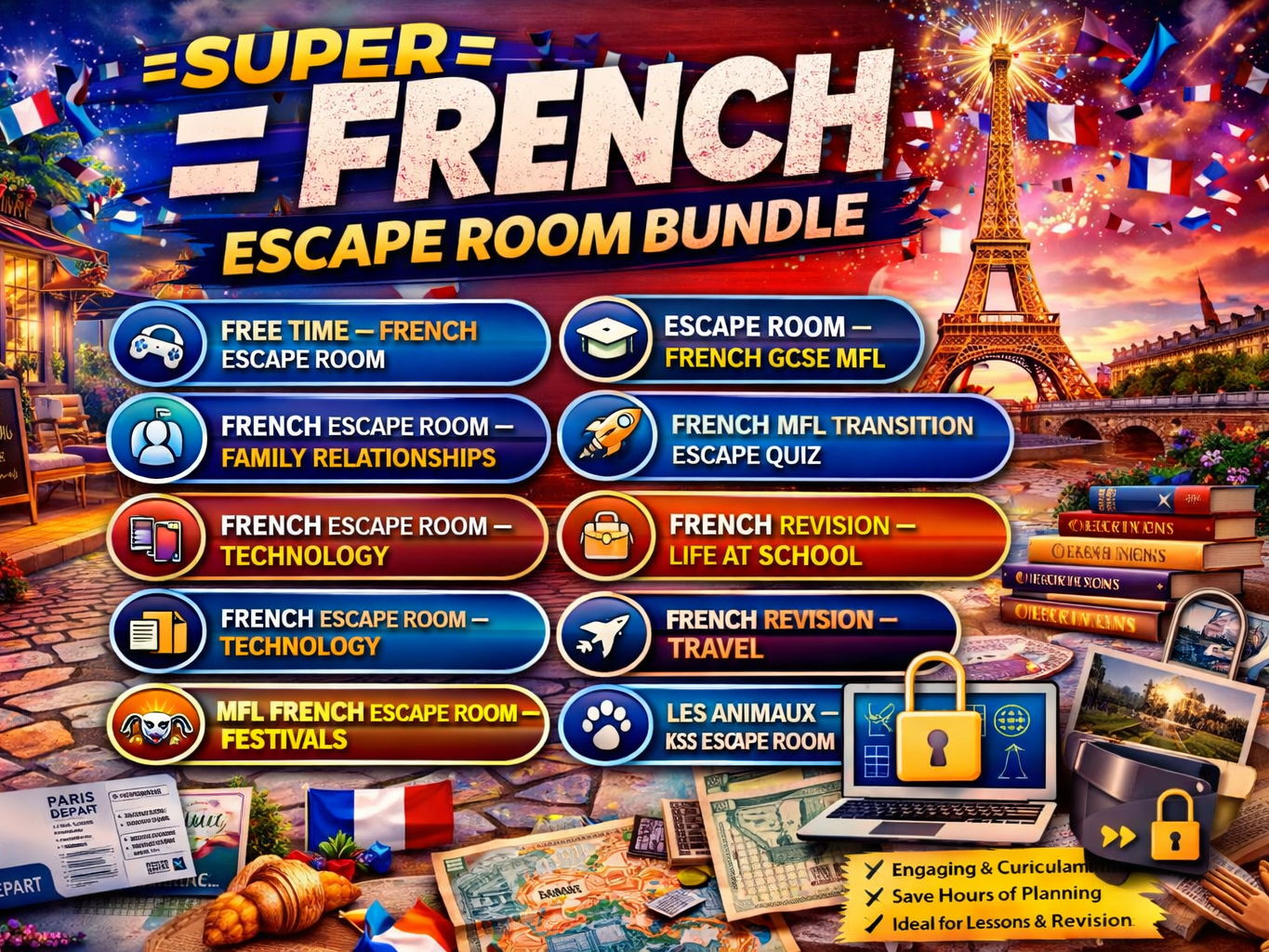 French Escape Rooms