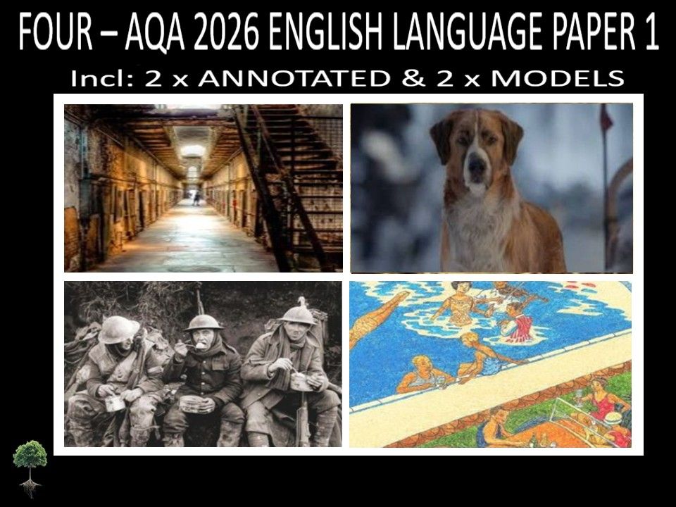 FOUR - AQA PAPER 1 | 2026 FULL MOCKS | ANNOTATED | MODELS