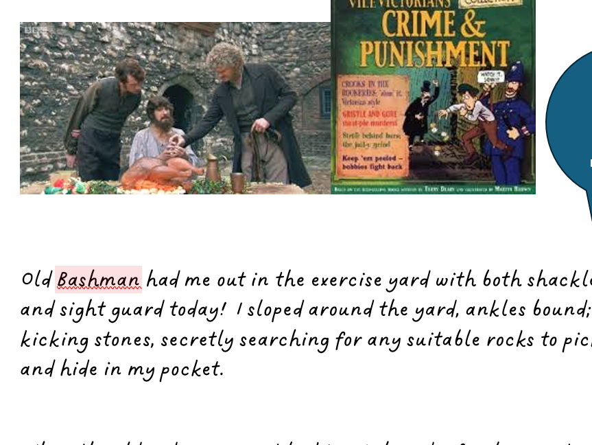 Crime and Punishment English Resources inc Oracy and Crib sheet