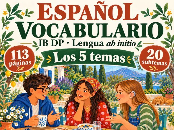 IB DP Spanish ab initio Vocabulary Workbook | All 5 Themes | Answers