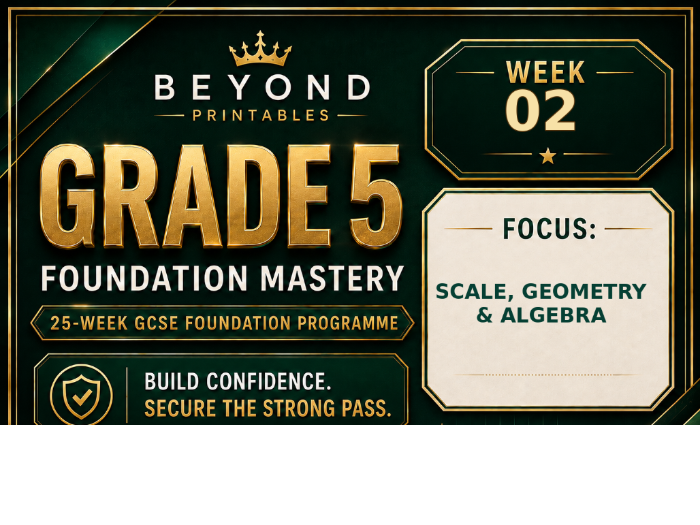 Grade 5 GCSE Foundation Mastery Retrieval - Week 02 | Questions, Answers and