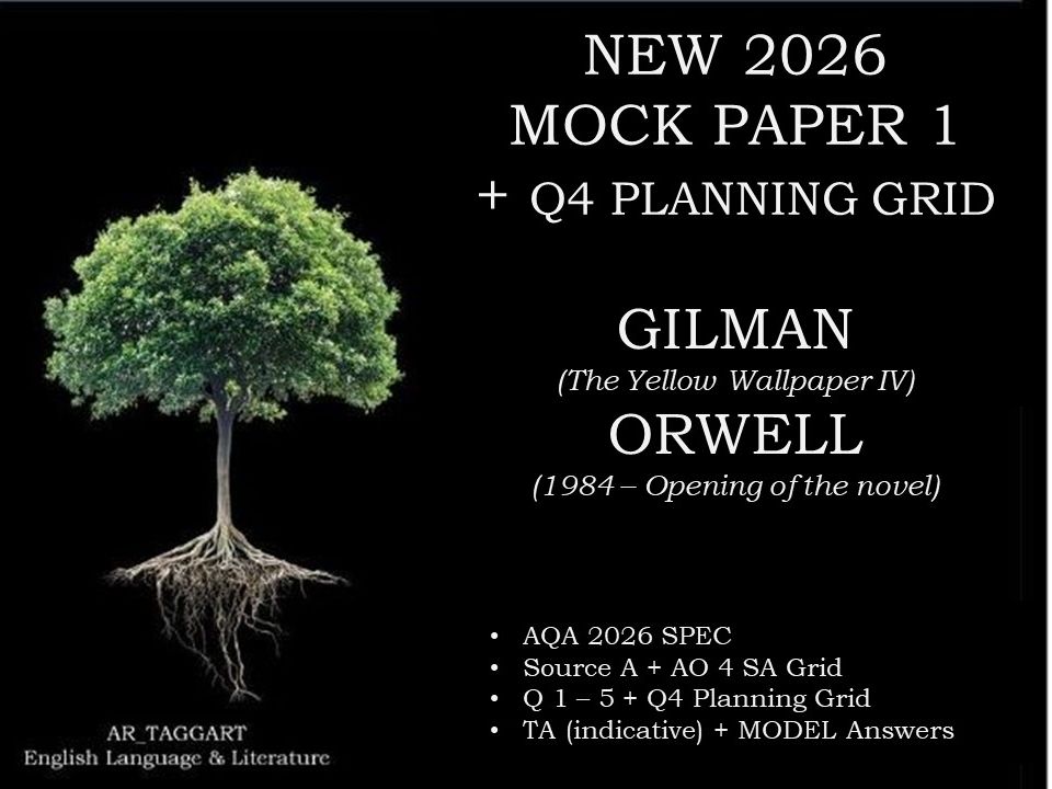 ORWELL + GILMAN | PAPER 1| 2026 FULL MOCK | Q4 PLAN