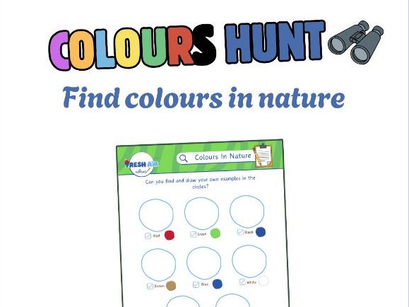 EYFS Outdoor Colour Scavenger Hunt