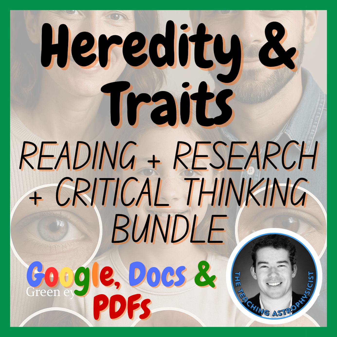 Heredity & Traits | Reading + Research + Critical Thinking Framework Bundle