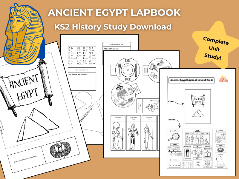 Ancient Egypt KS2 History Activities | Lapbook
