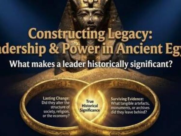 Ancient Egypt – Leadership, Power and Case Studies (Year 7 History) + Activities