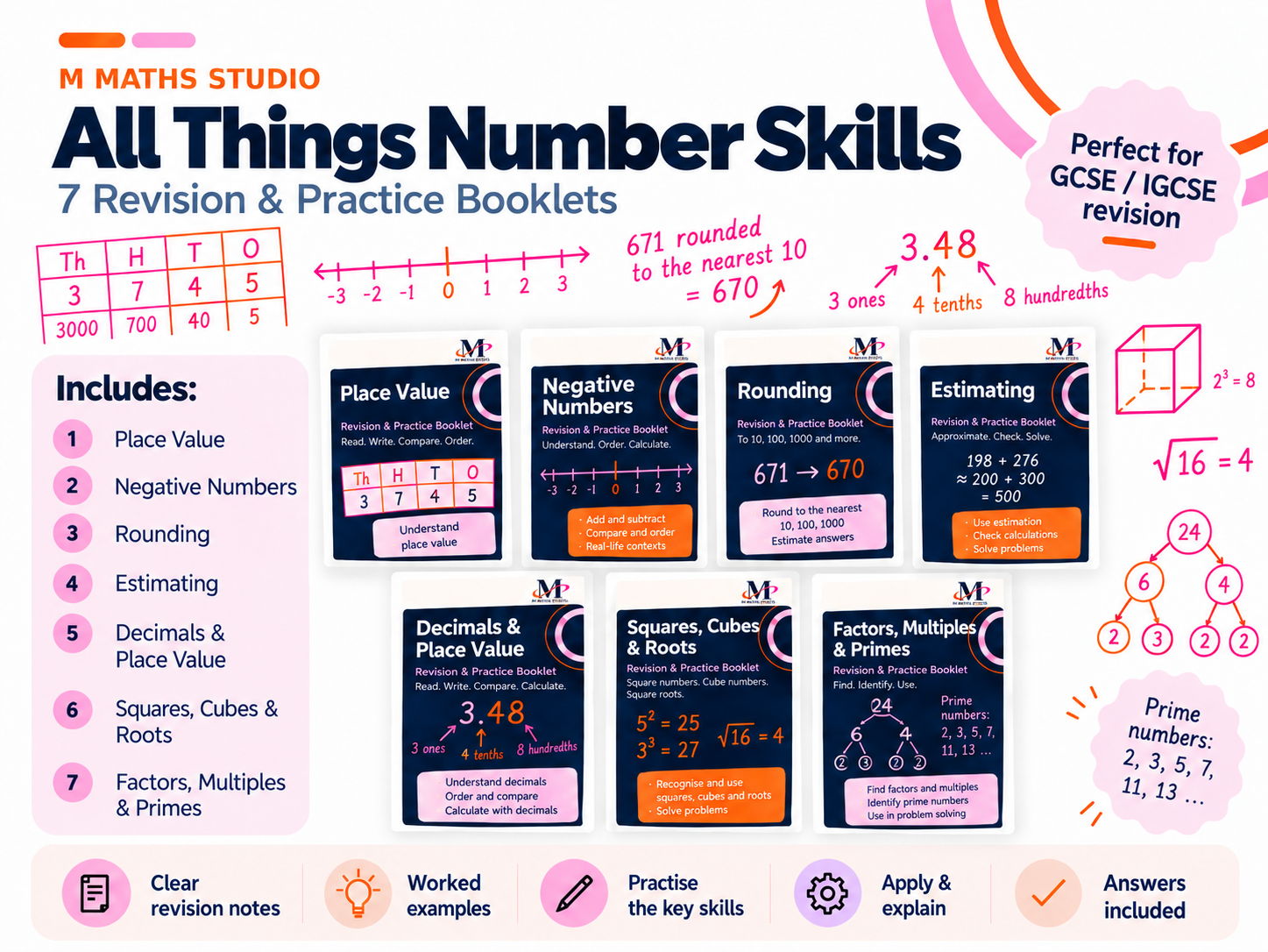 All Things Number Skills | Revision Booklet Bundle