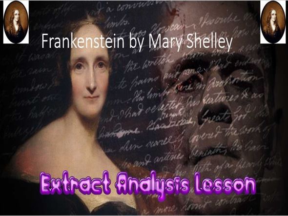 Frankenstein Extract Analysis + Vocabularly - 5 Lesson Pack!