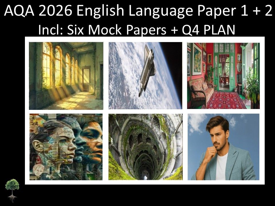 Six AQA 2026 English Language Paper 1 + 2 Mocks | Q4 Plan