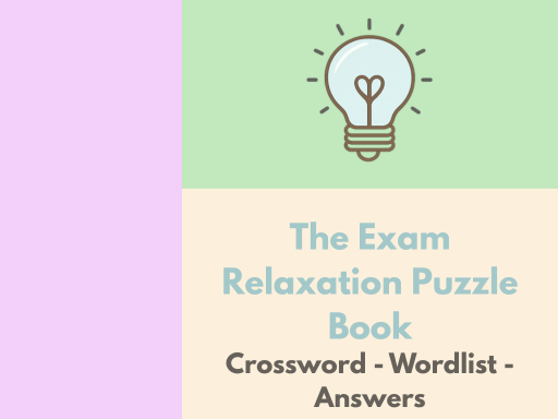 The Exam Relaxation Puzzle Book