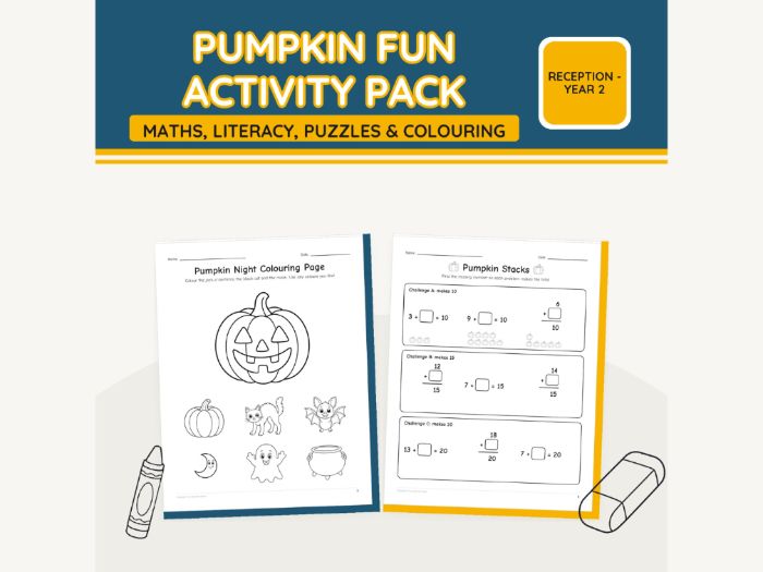 Pumpkin Activity Pack: Maths & Literacy KS1