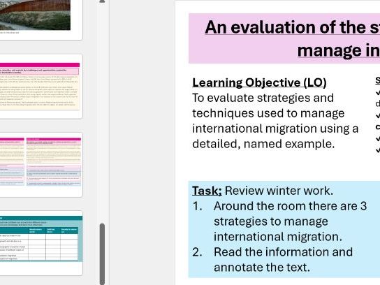 An evaluation of the strategies and techniques used to manage international migration