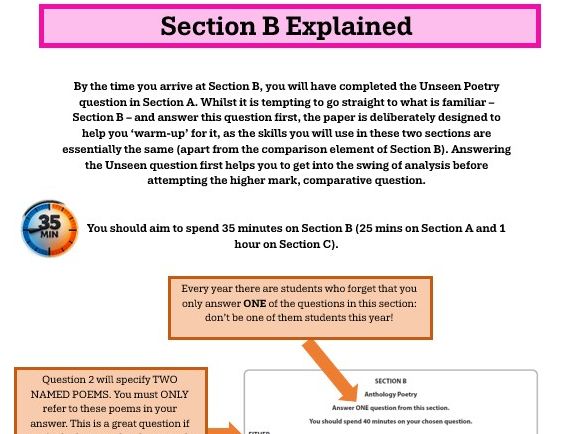 Edexcel IGCSE English Literature Anthology Poetry Complete Revision Guide - 140 Pages