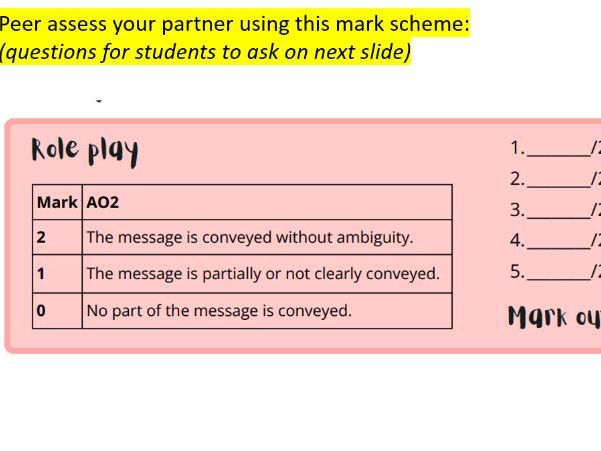 Spanish Speaking Exam Prep Lessons