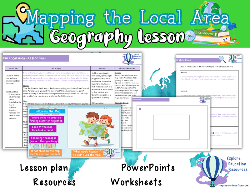 Mapping the Local Area - KS1 Geography Lesson