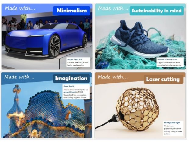 Wall Display - Design Technology - 25 x A4 posters 'Made From' series