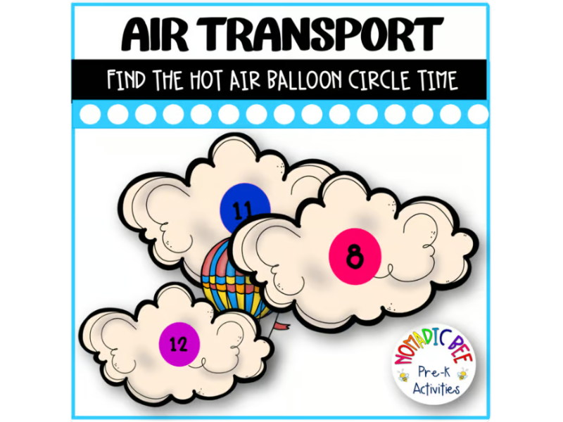 'Find the Hot-Air Balloon' Circle Time Activity