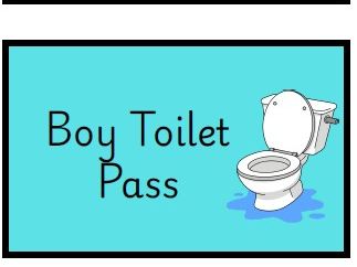 Toilet Passes