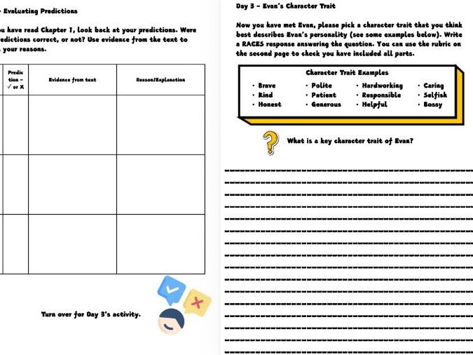 The Lemonade War Novel Study KS2/3