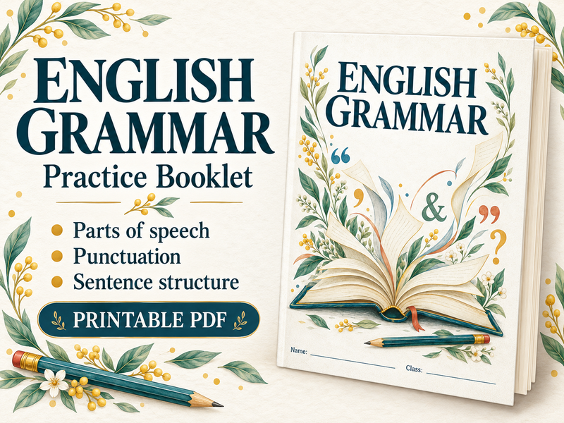 English Grammar Booklet | KS3 and KS4 Literacy Support