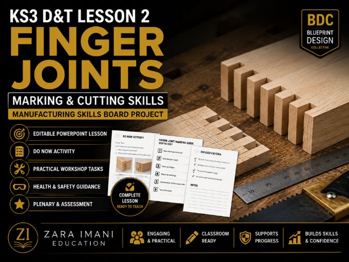 KS3 D&T Lesson 2: Making Finger Joints