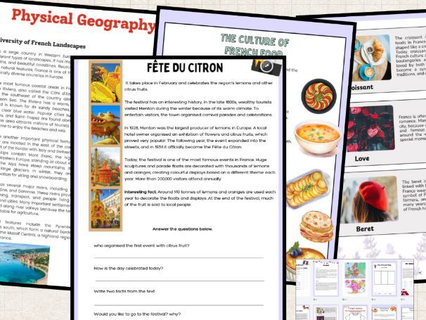 France Unit Study | Geography, History, Culture, Food (Printable PDF)