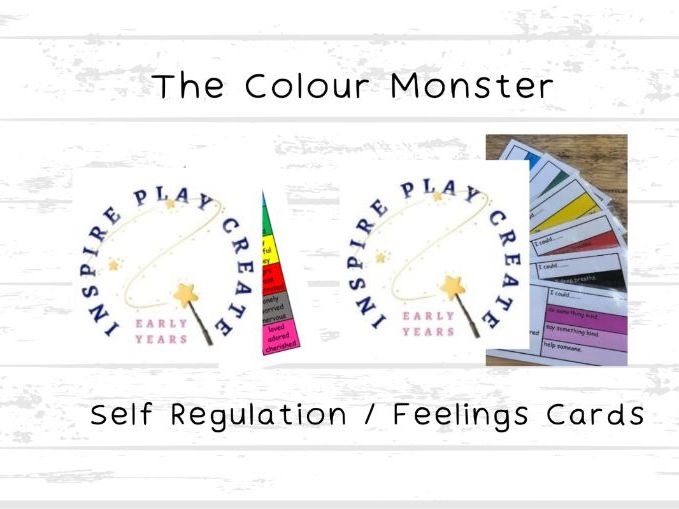 The Colour Monster Self Regulation Cards