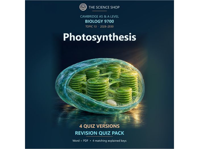 Photosynthesis | Cambridge A Level Biology 9700 | 4 Revision Quizzes
