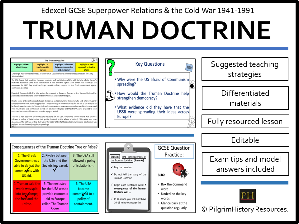 Edexcel GCSE Cold War: Truman Doctrine