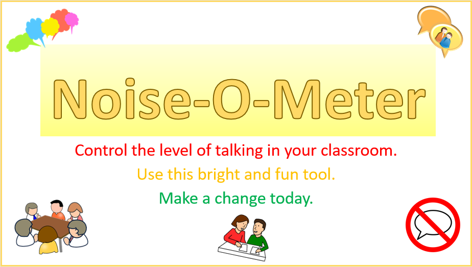 Noise Meter Display, Noiseometer, Classroom Noise Monitor, Behaviour