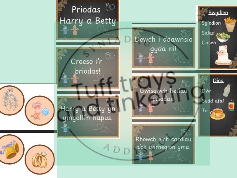 scarecrows wedding priodas eyfs nursery role play curriculum for wales foundation phase ps1