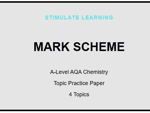 AQA A-Level Chemistry Organic Practice