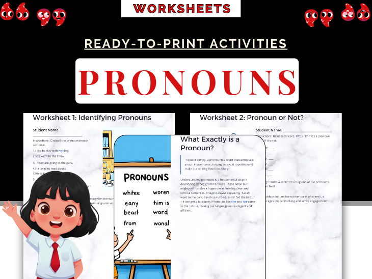 Pronoun Identification & Replacement Practice