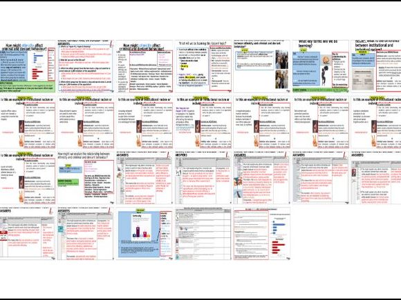 AQA GCSE Sociology Crime and Deviance: Patterns in Crime and Deviance – Ethnicity