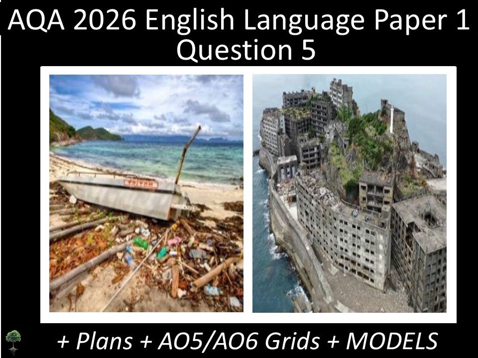 Two Question 5 - AQA 2026 GCSE English Language Paper 1 | Plans, AO Grids, Models