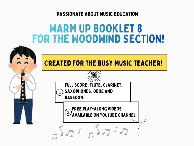 Warm-Up for Beginner Woodwind Players #Set 8