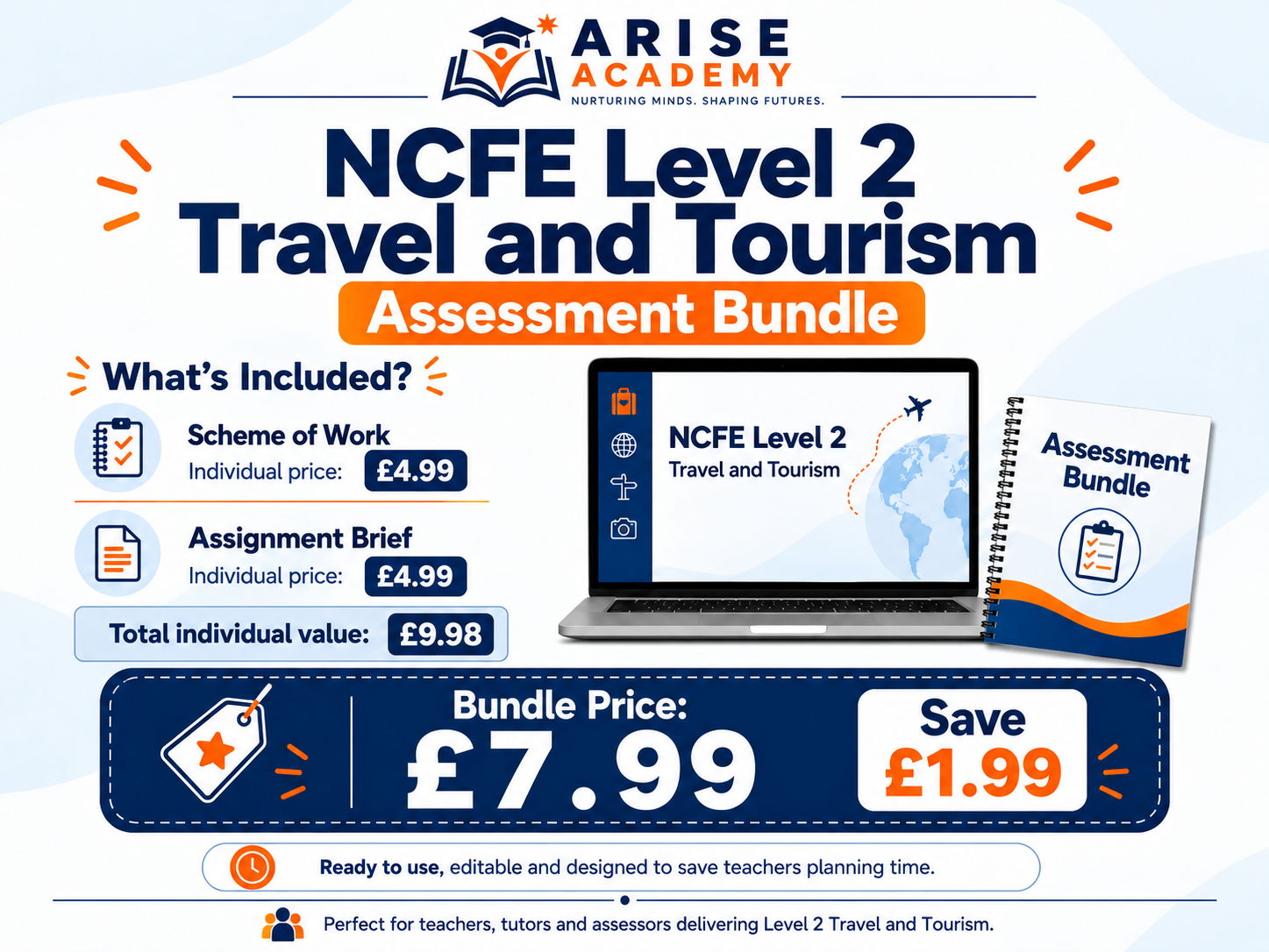 NCFE Unit 01 Travel & Tourism Assessment bundle