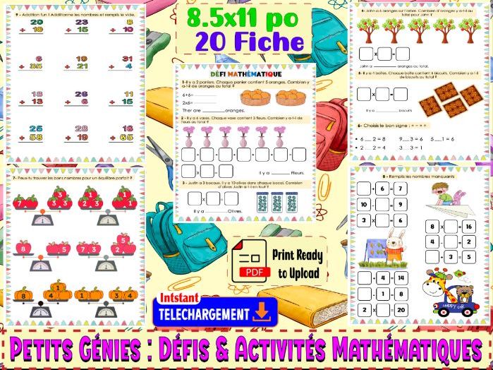Petits Génies : Défis & Activités Mathématiques