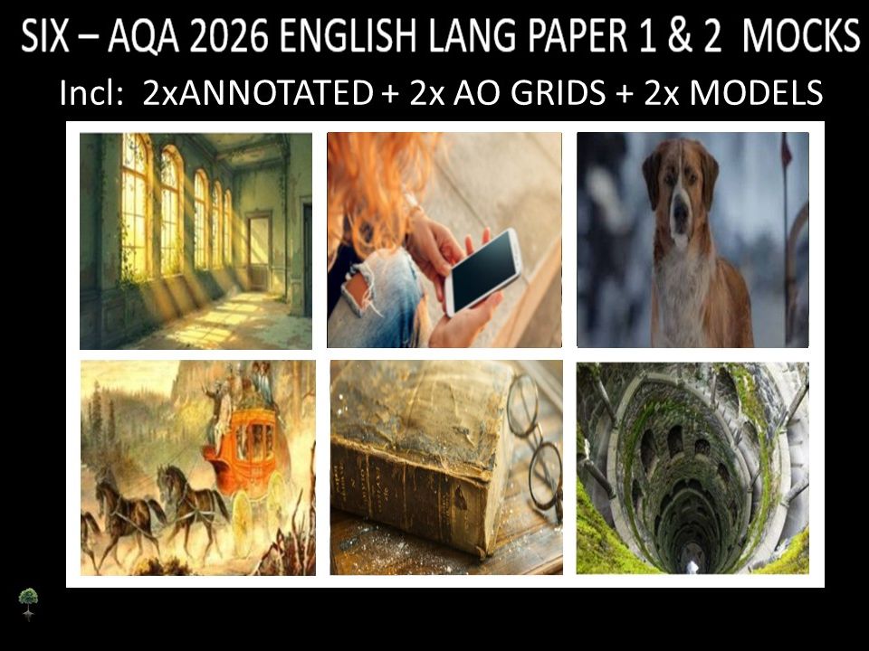 SIX - AQA PAPER 1 & 2 | 2026 FULL MOCKS | ANNOTATED | AO GRIDS | MODELS